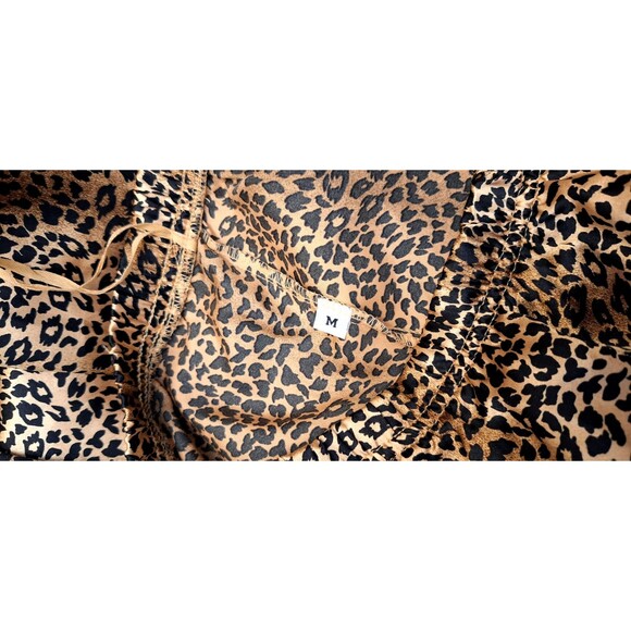 ETONNE by SARAH RICHARDS Animal Print Sleep Wear Lounge Set Women's Sz Medium - Picture 9 of 9